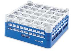 Vollrath Co. - Glass Rack, Tall, 25 Compartment